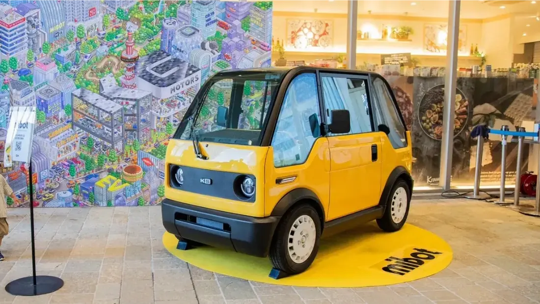 Ô tô điện một chỗ có khả năng di chuyển 100km/lần sạc